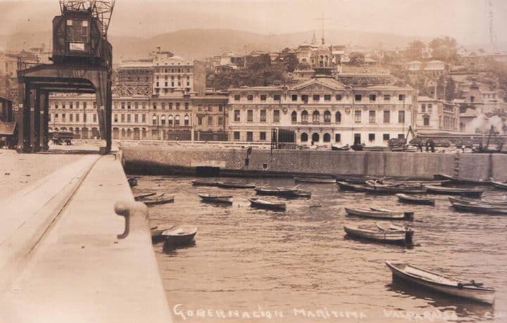 Gobernación Marítima de Valparaíso alrededor del año 1920.