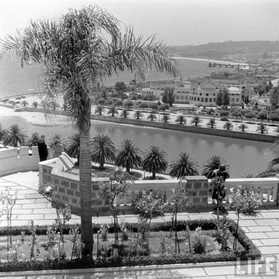 Vista de Viña del Mar desde el Castillo Brunet en el año 1941.