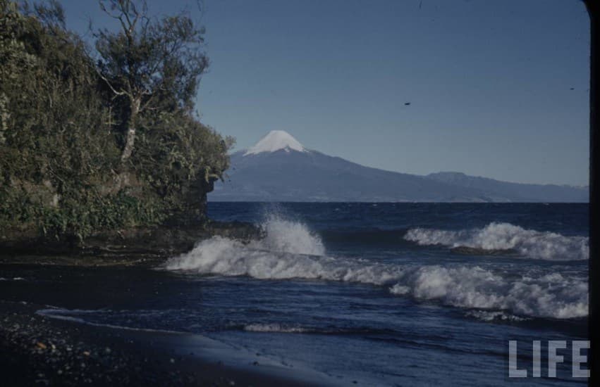 Volcán Osorno en el año 1941.
