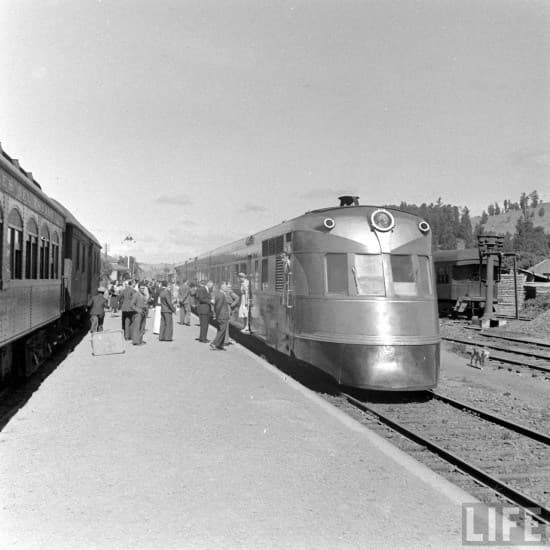El ‘Flecha’ en estación Loncoche