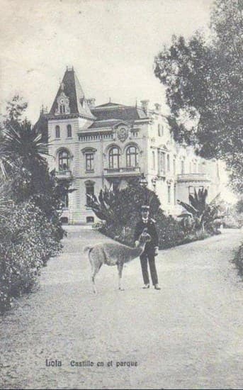 Palacio Cousiño de Lota en el año 1910.