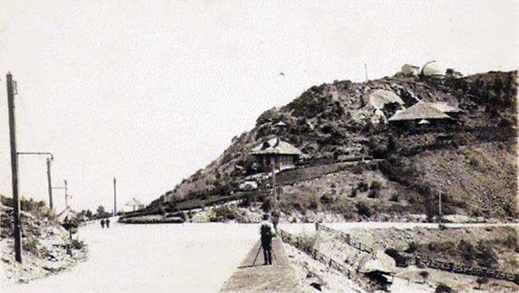 Camino al Cerro San Cristobal alrededor de 1930