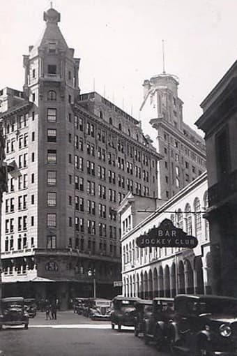 Calle Nueva York y Edificio Ariztía, entre los años 1920 y 1930.