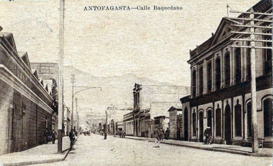 Calle baquedano en Antofagasta 1941