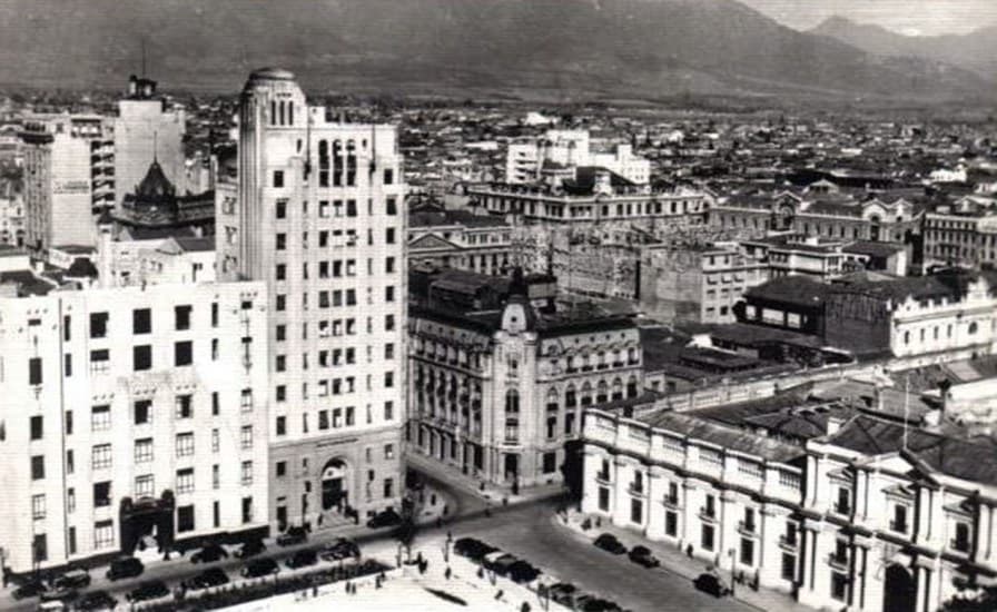 Barrio Cívico de Santiago entre 1945 y 1950.