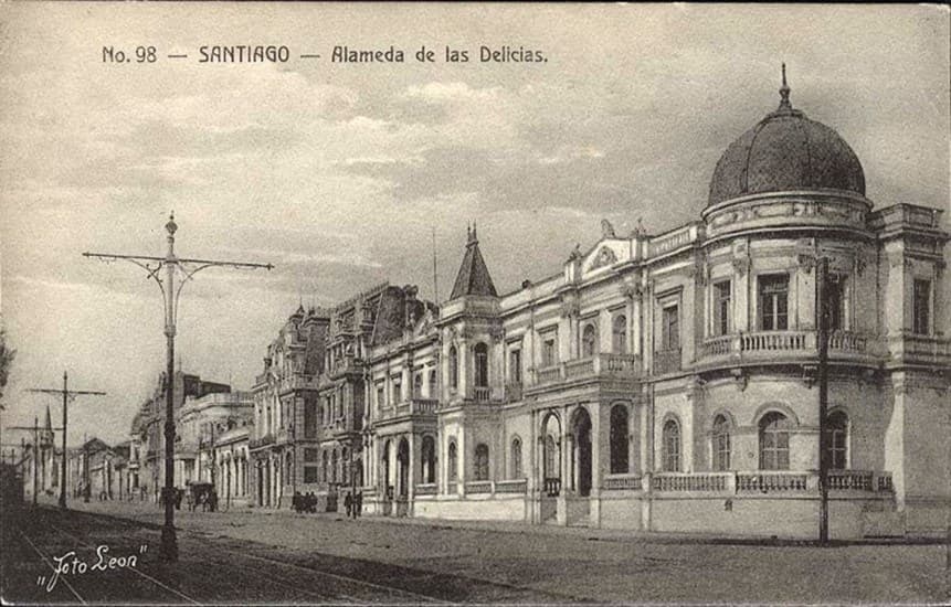 Alameda de las Delicias a principios de Siglo XX.