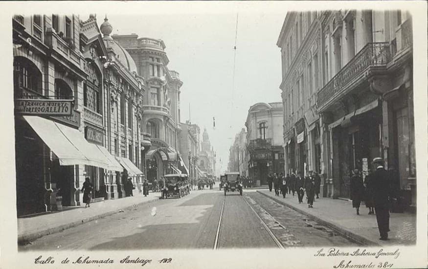 Calle de Ahumada en 1918.