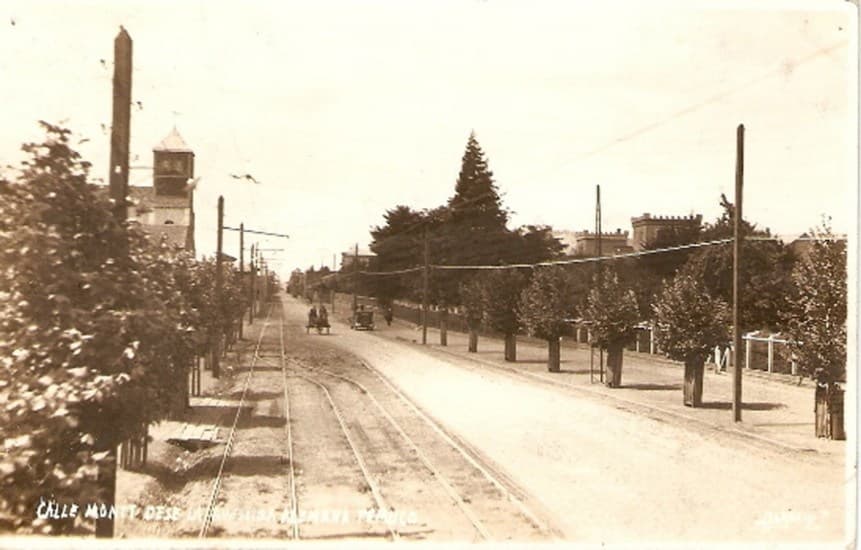 Calle Manuel Montt de Temuco, desde Avda. Alemania.