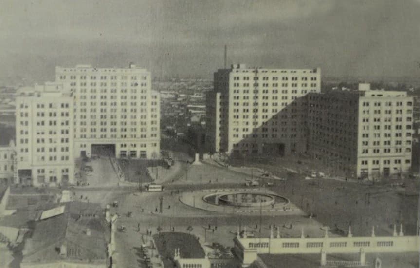 Paseo Bulnes de Santiago en los años ’40s.