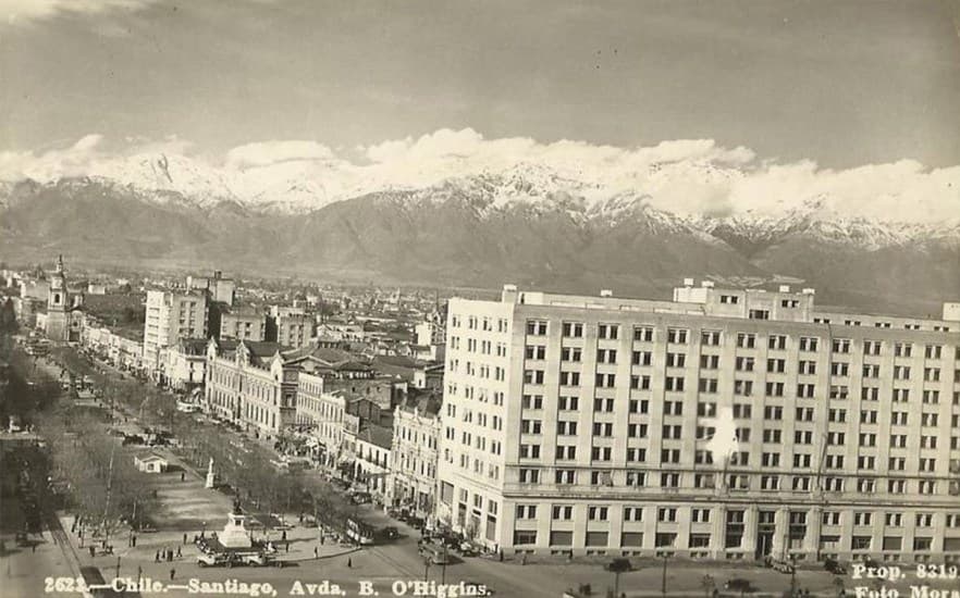 Alameda y Barrio Cívico alrededor de 1940.