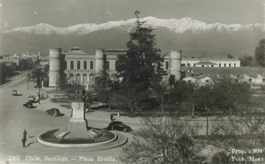 Plaza Ercilla y Arsenales de guerra en 1959