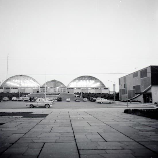 Centro Cívico de Cerro Sombrero en los ’70s