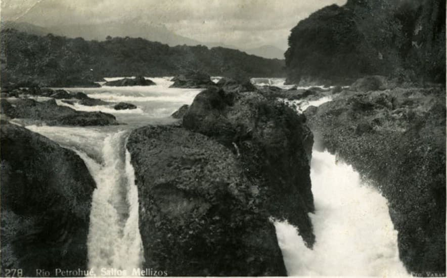 Saltos del Petrohue en 1944