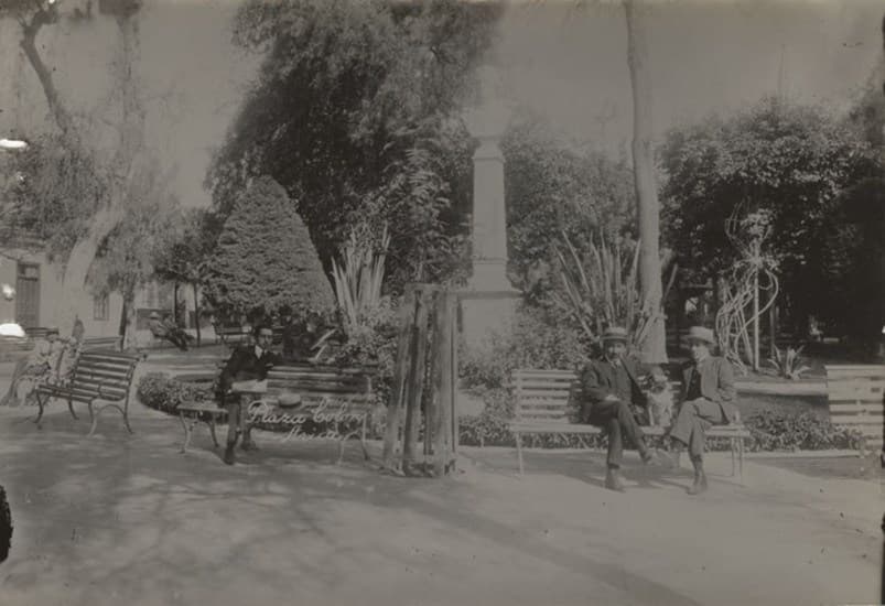 Plaza Colón de Arica en 1928