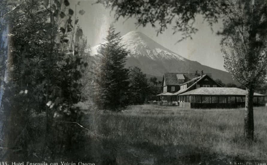 Hotel Ensenada y Volcán Osorno 1944