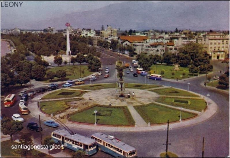 Plaza Baquedano en los 60´s