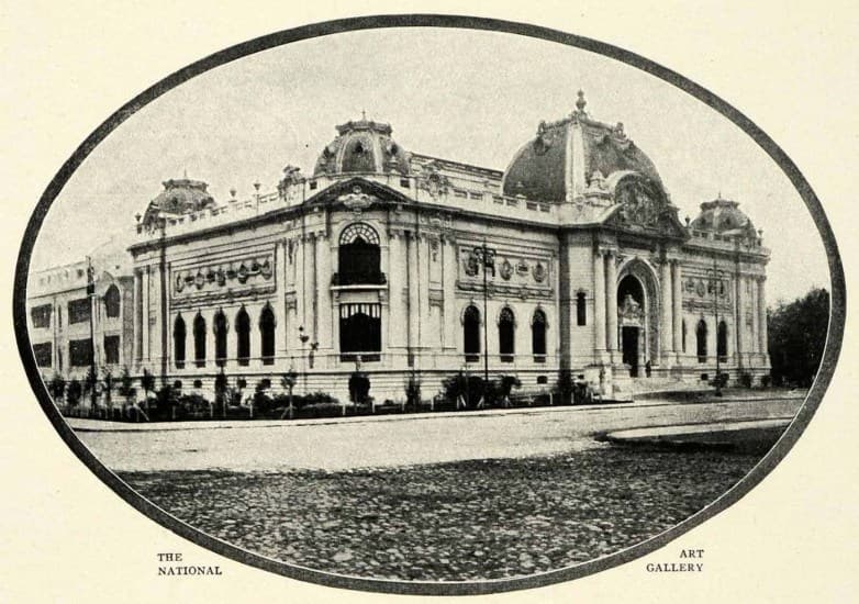 Museo Nacional de Bellas Artes en 1917