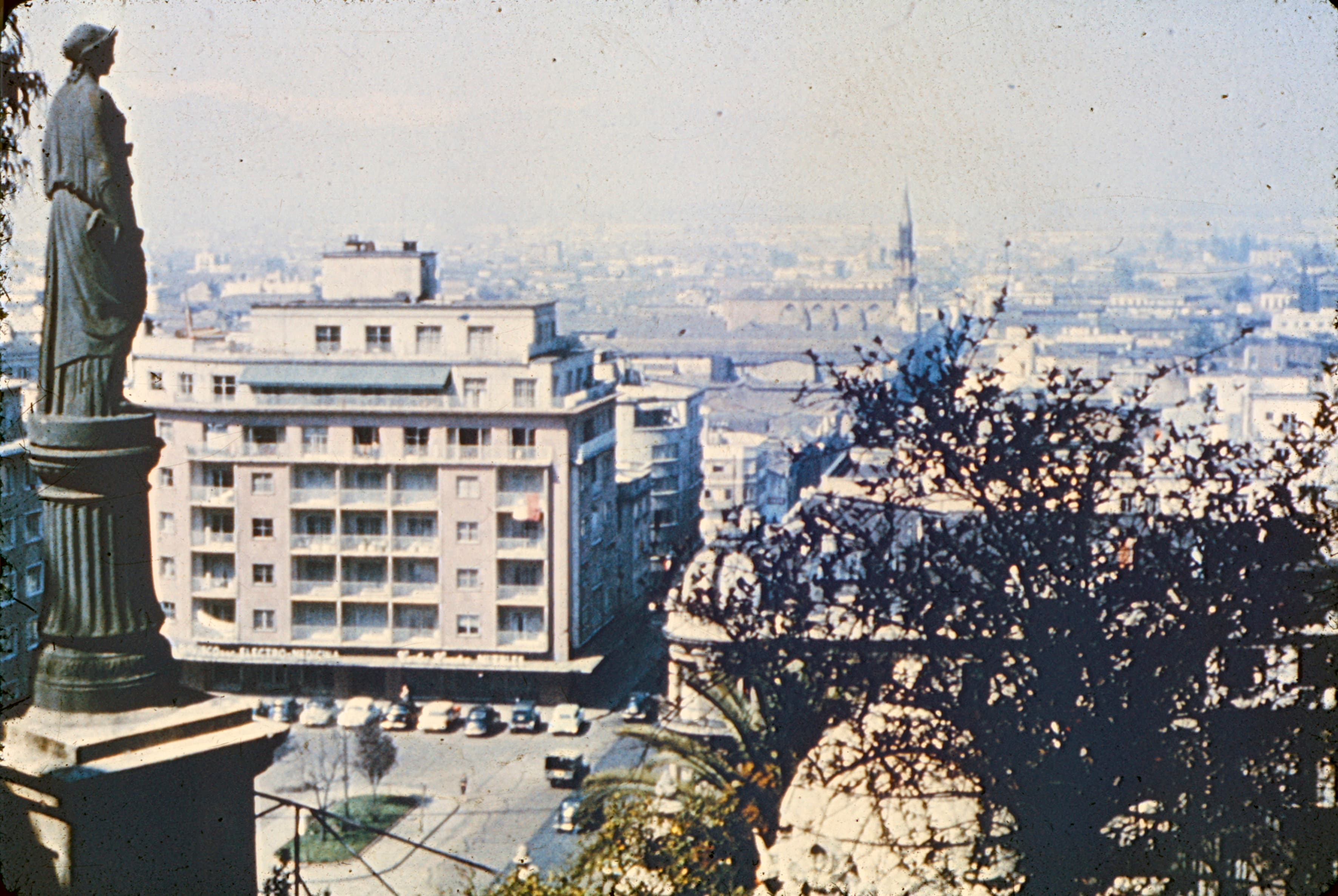Vista desde el Cerro Santa Lucía, 1960s