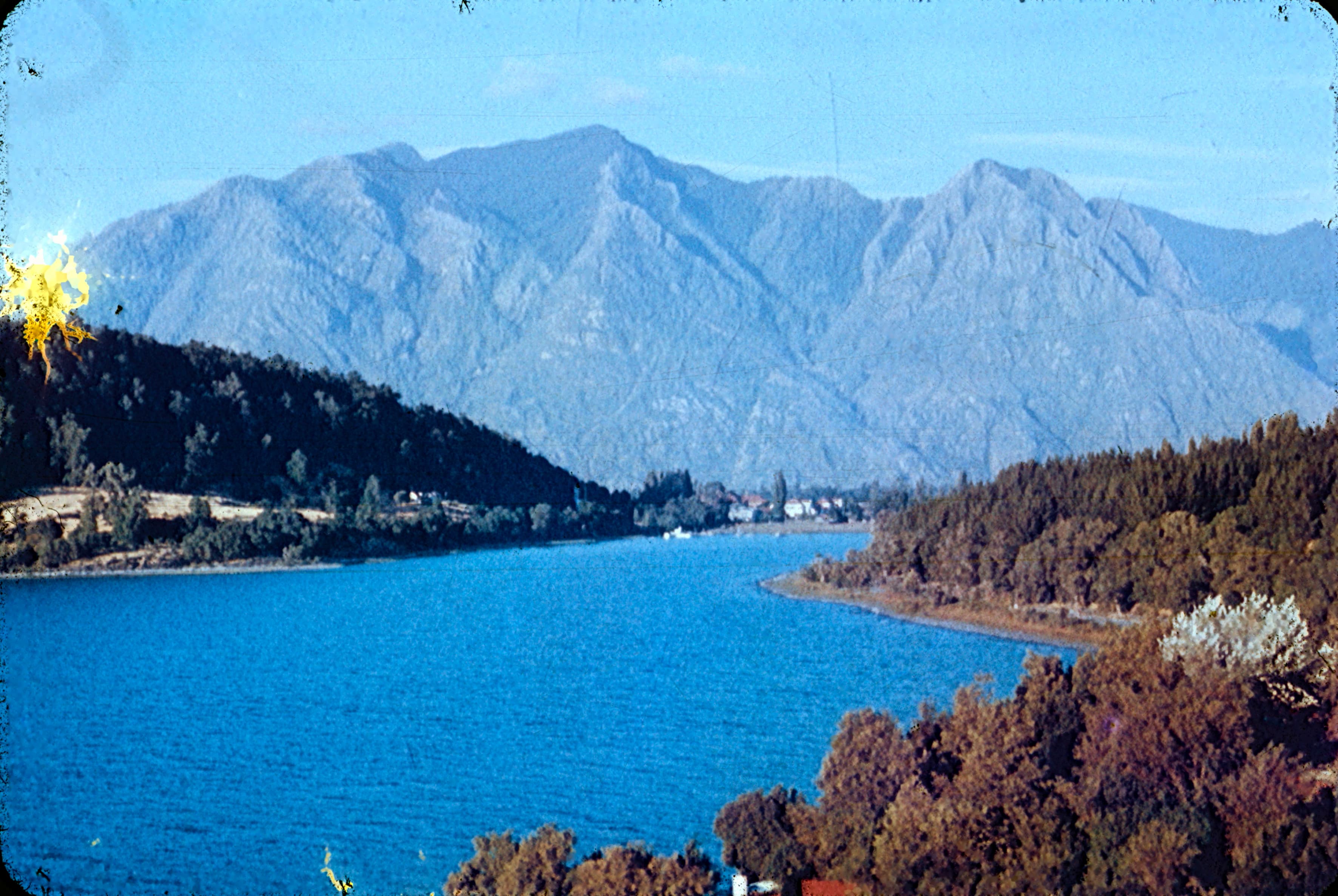 Lago Villarrica desde el sur, 1960s
