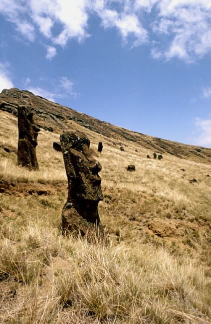 Rano Raraku en 1971