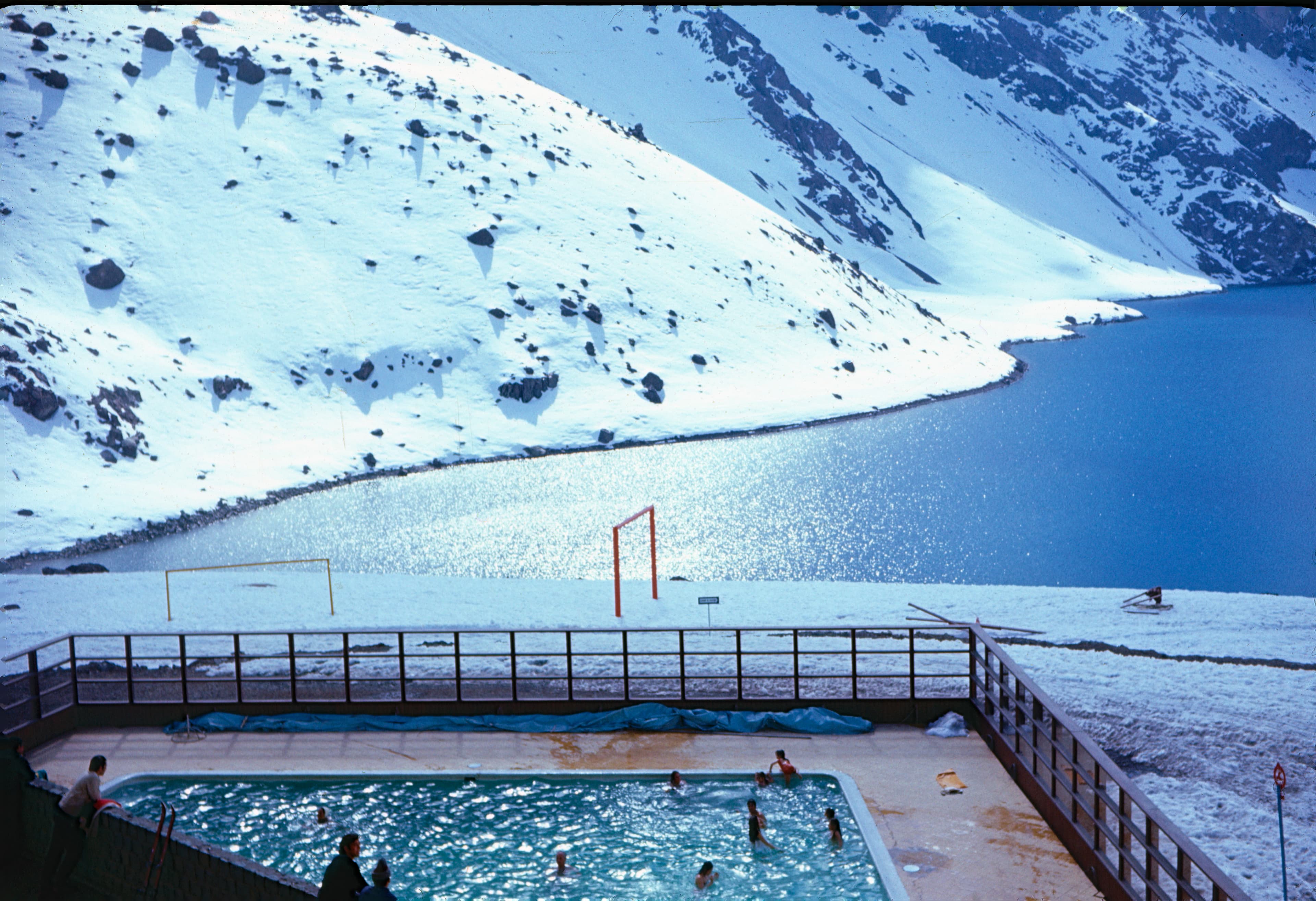 Piscina Hotel Portillo en los 60s