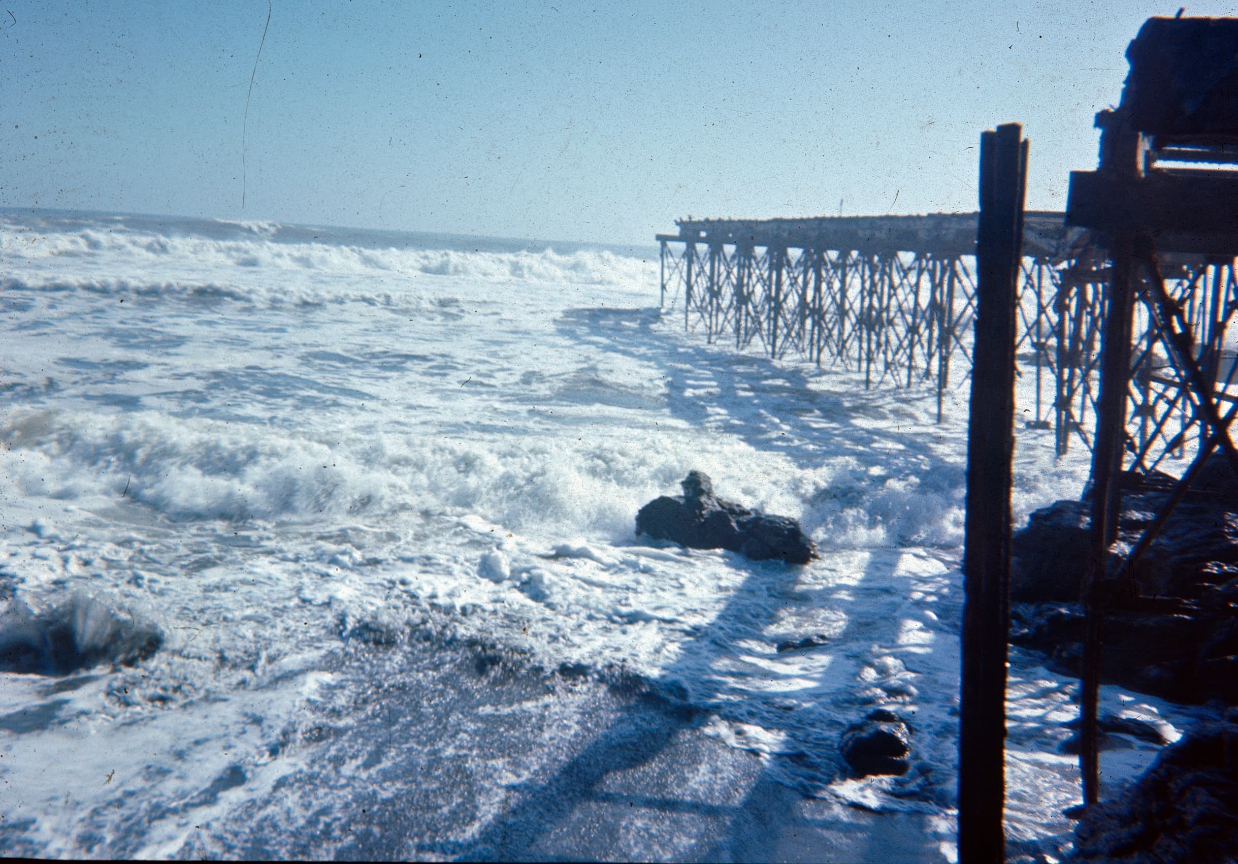 Muelle de Llico en 1960