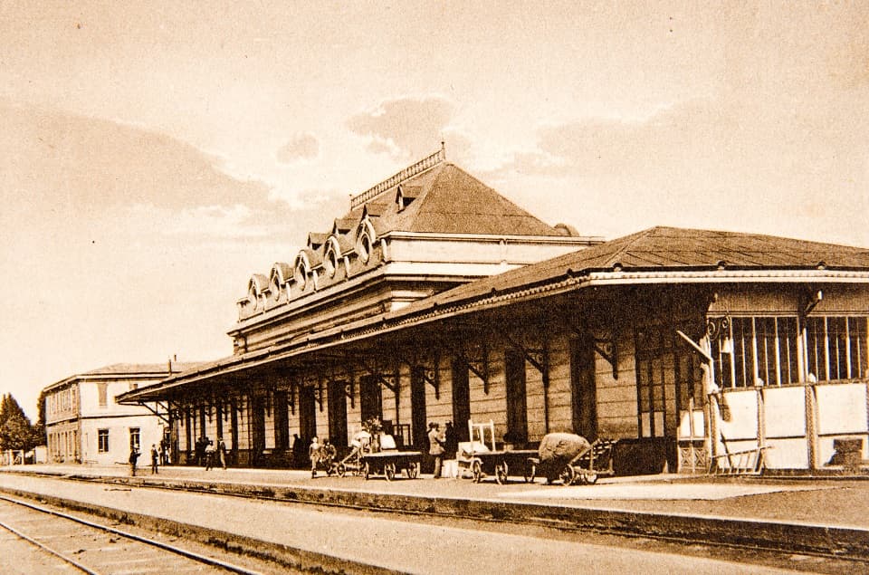 Estación de Trenes de Temuco en 1926
