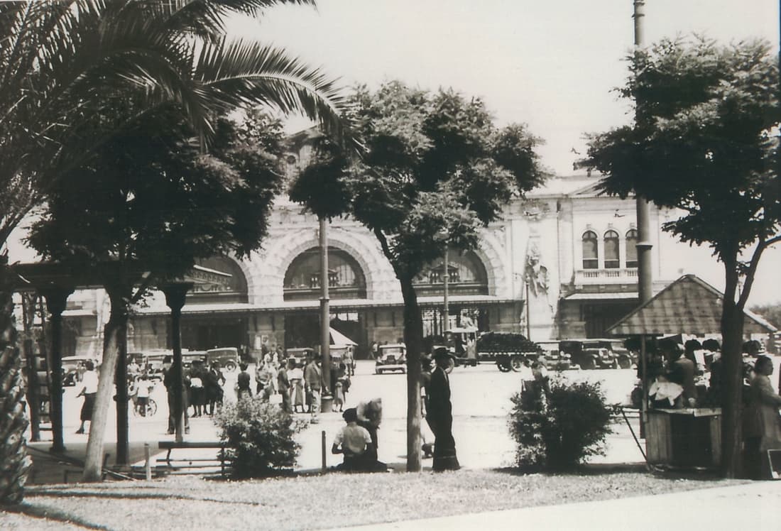 Estación Mapocho en 1938
