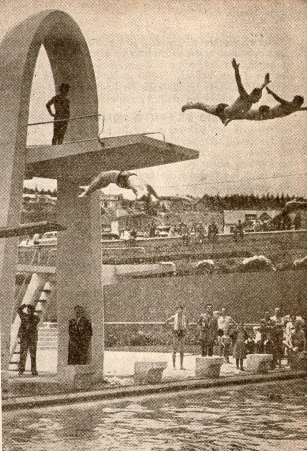 Piscina Rocas de Santo Domingo en 1949