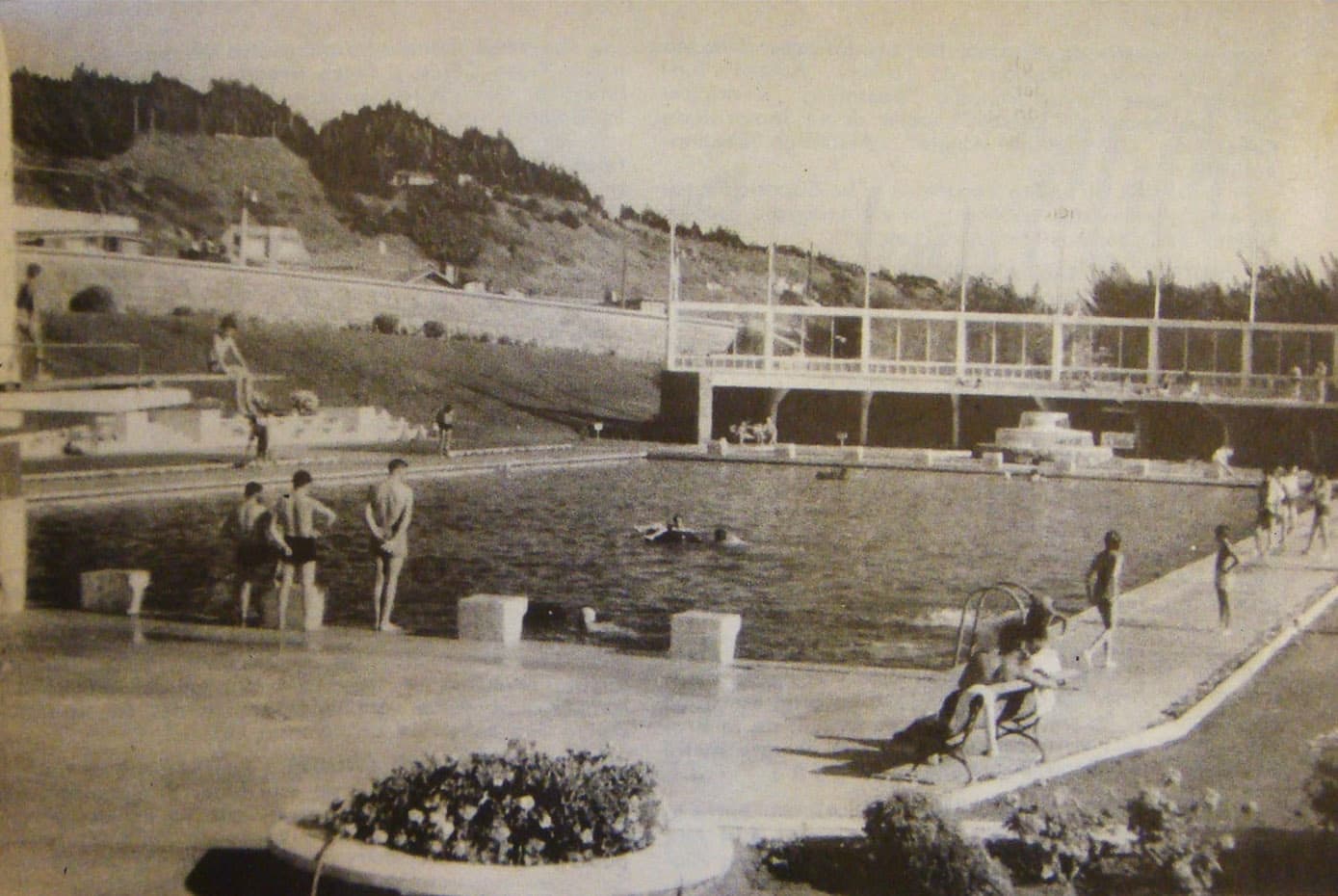 Piscina Rocas de Santo Domingo en 1949