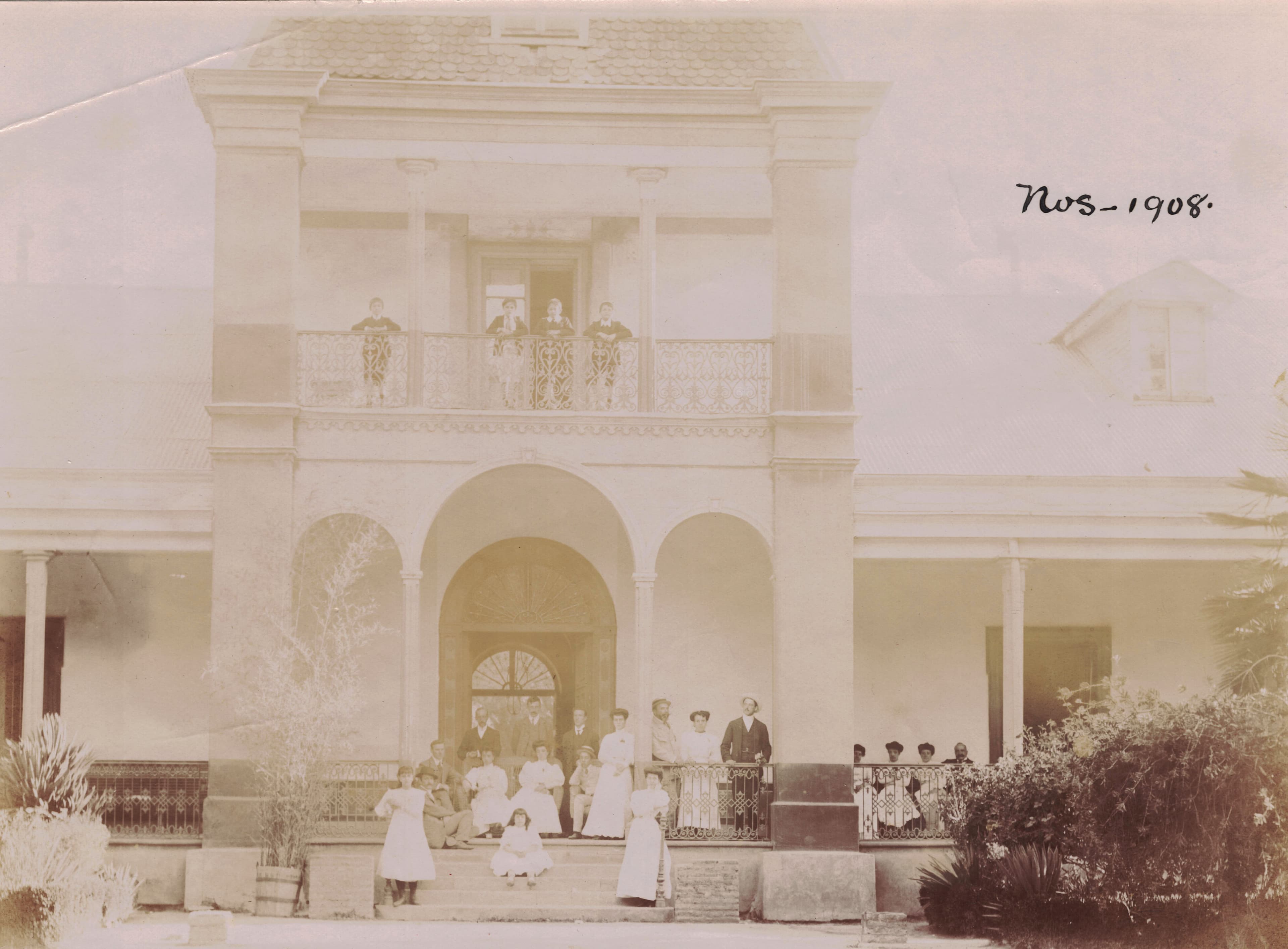 Casona de Nos en 1908
