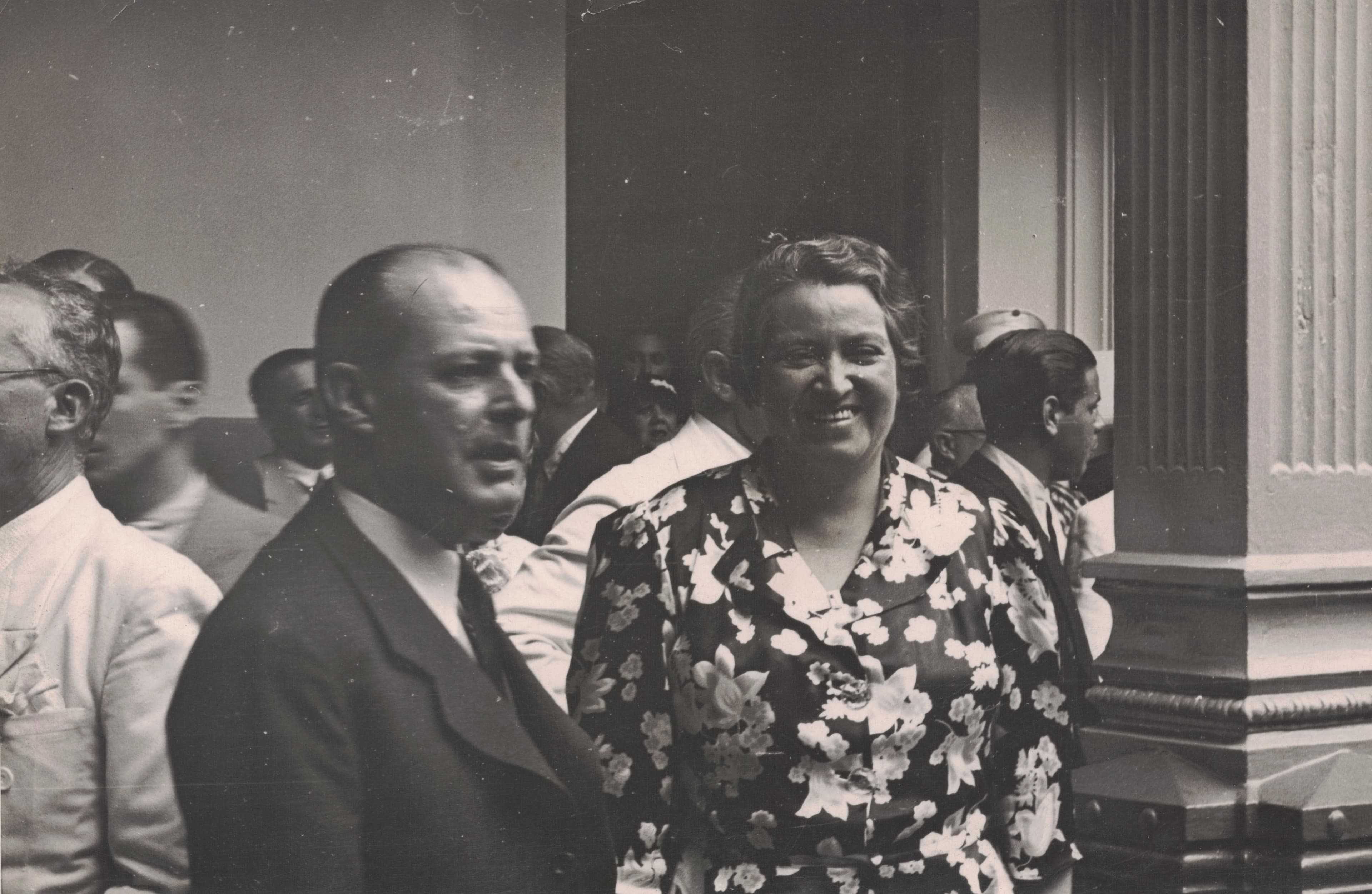 Gabriela Mistral en los 50s