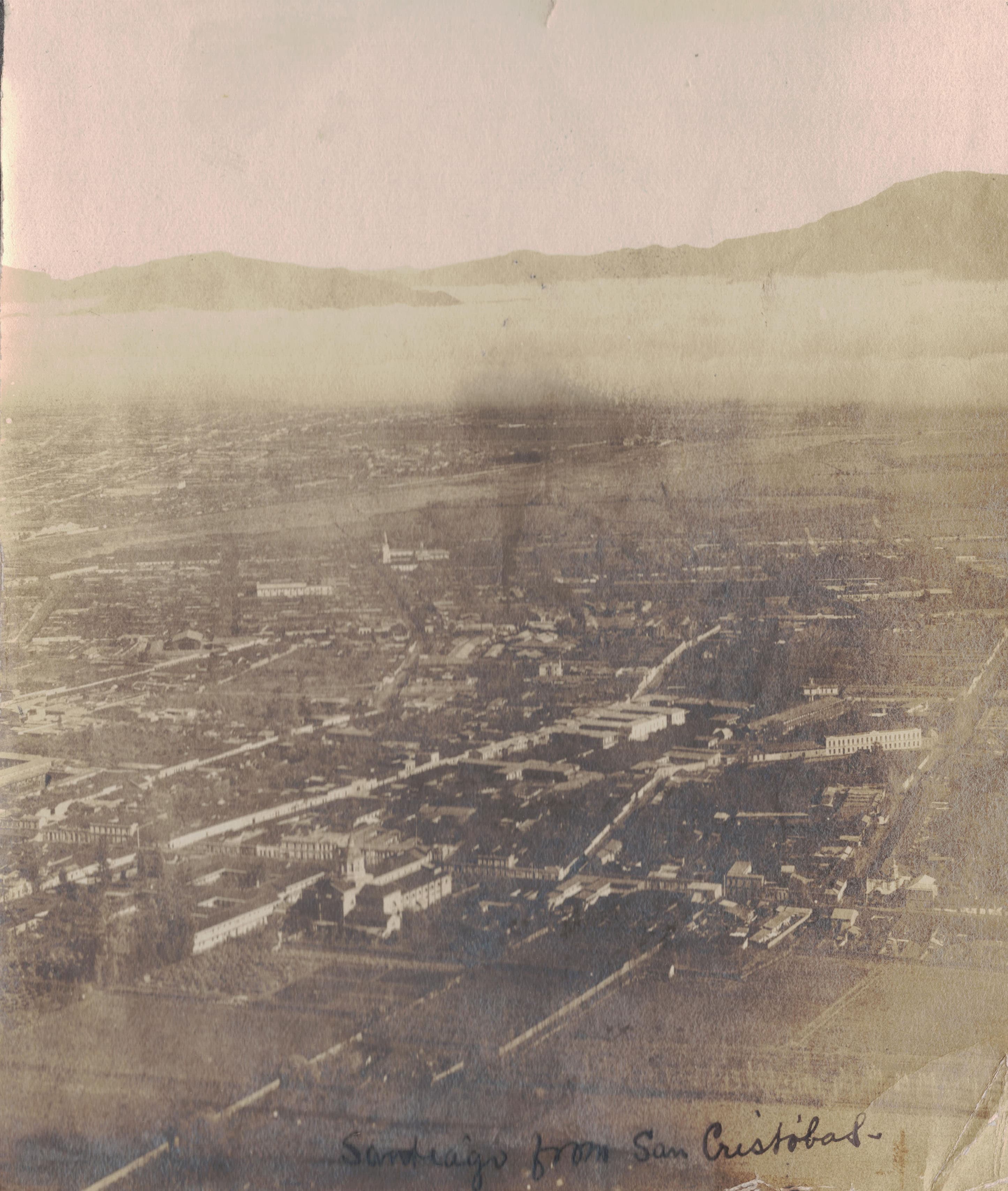 Panorámica de Recoleta en 1907