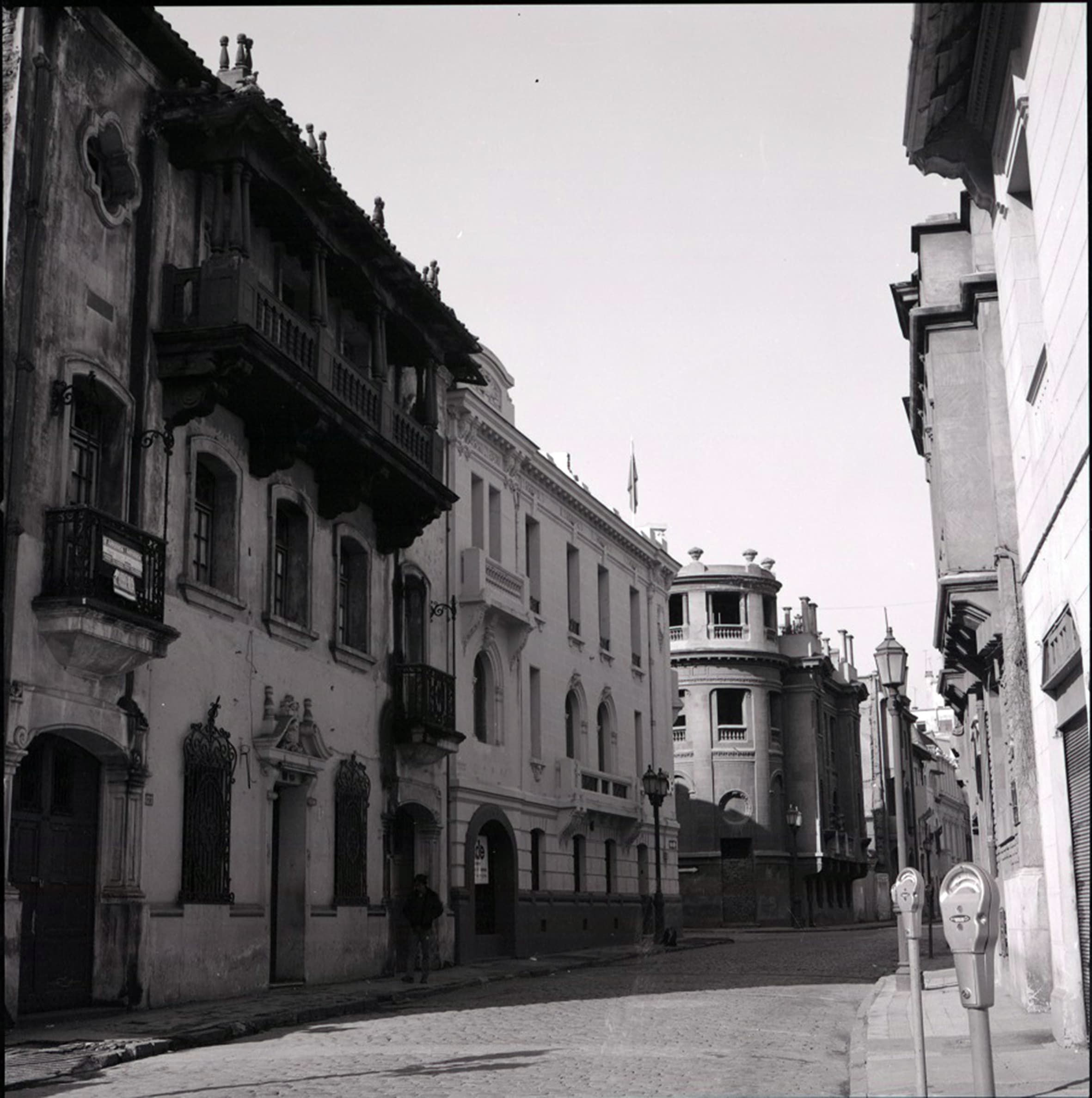 Calle Paris de Santiago en 1983