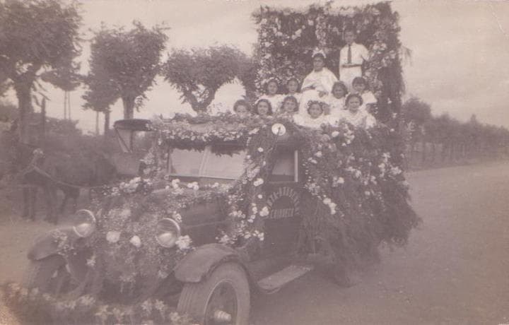 Día de la primavera en Coihueco en 1943