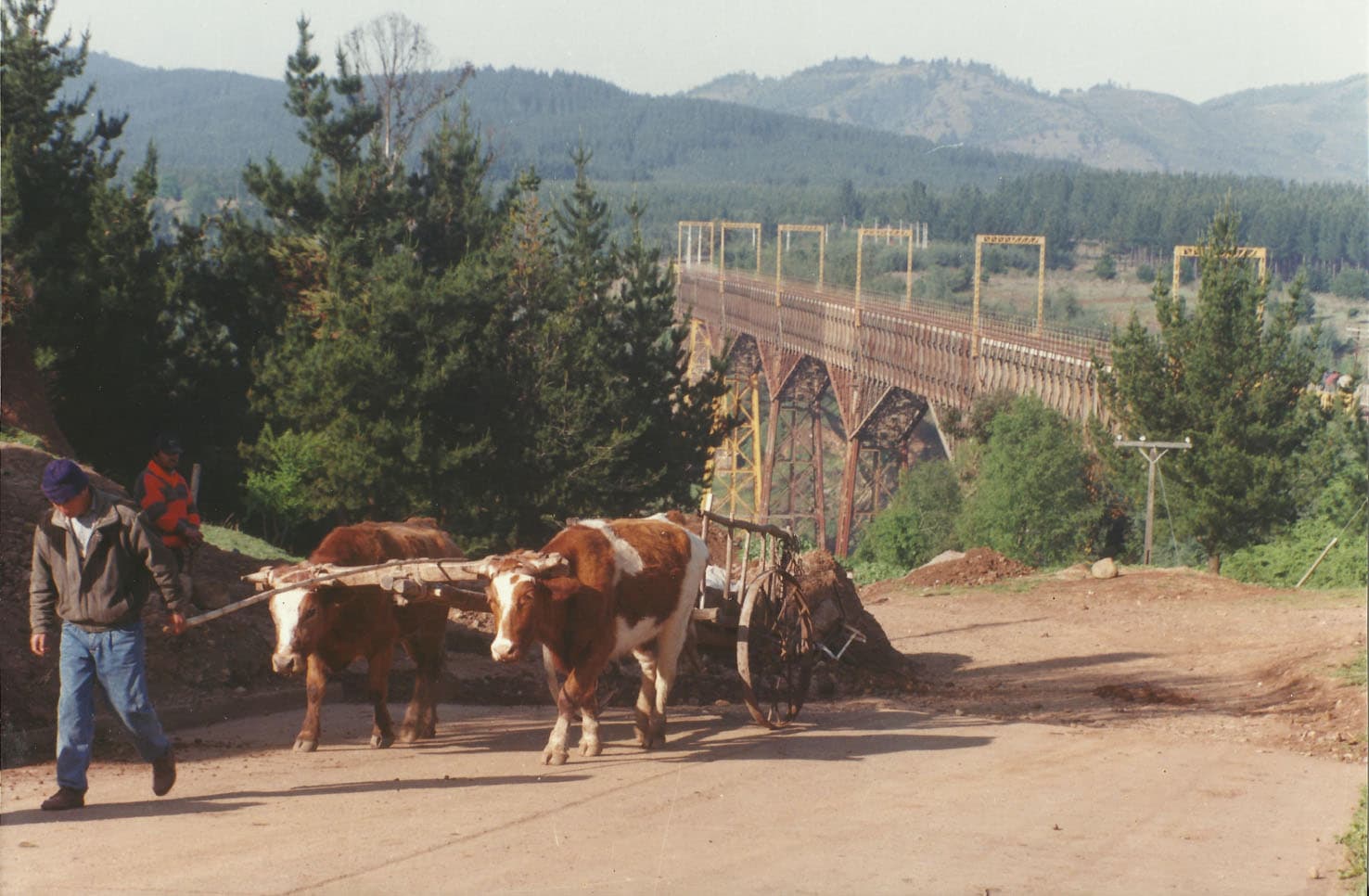 Viaducto del Malleco en 1997