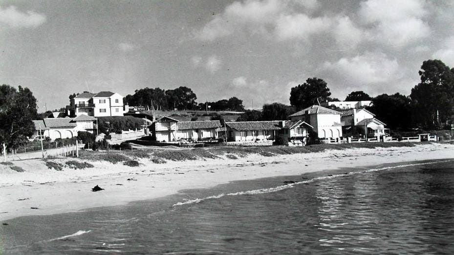 Algarrobo en los años 50