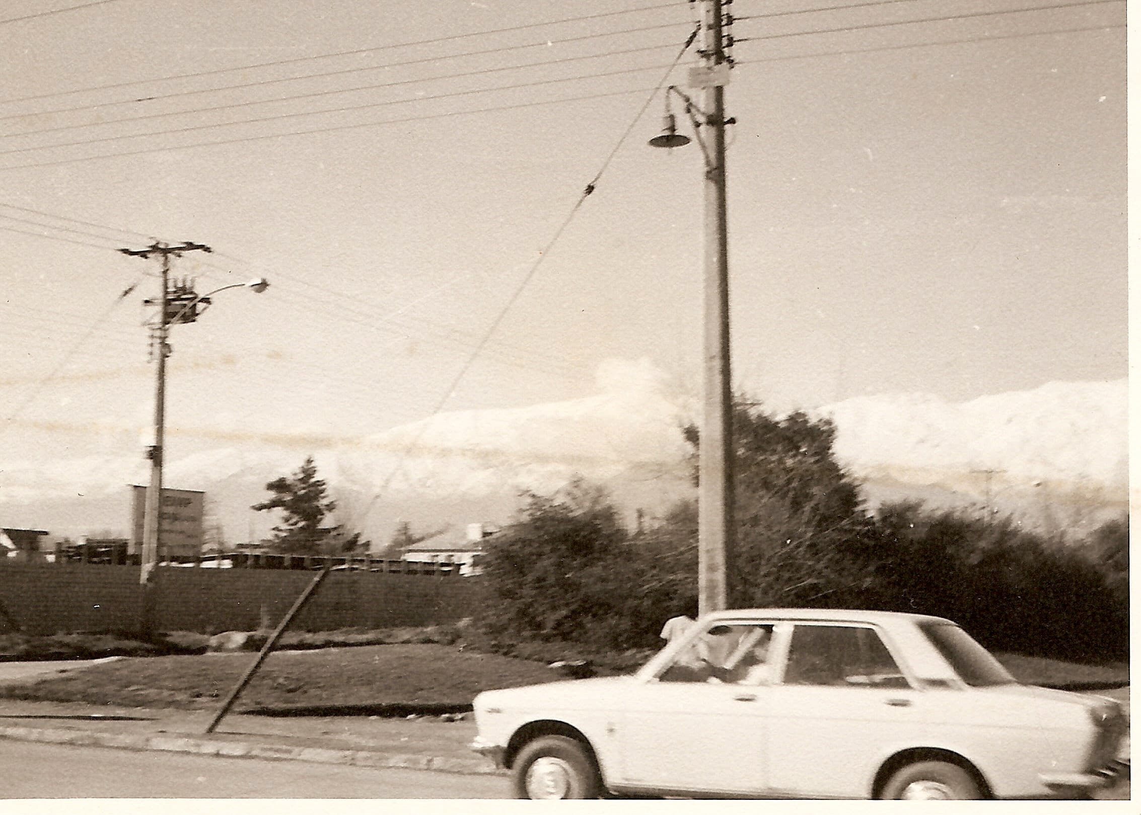 Calle Francisco de Aguirre en 1972