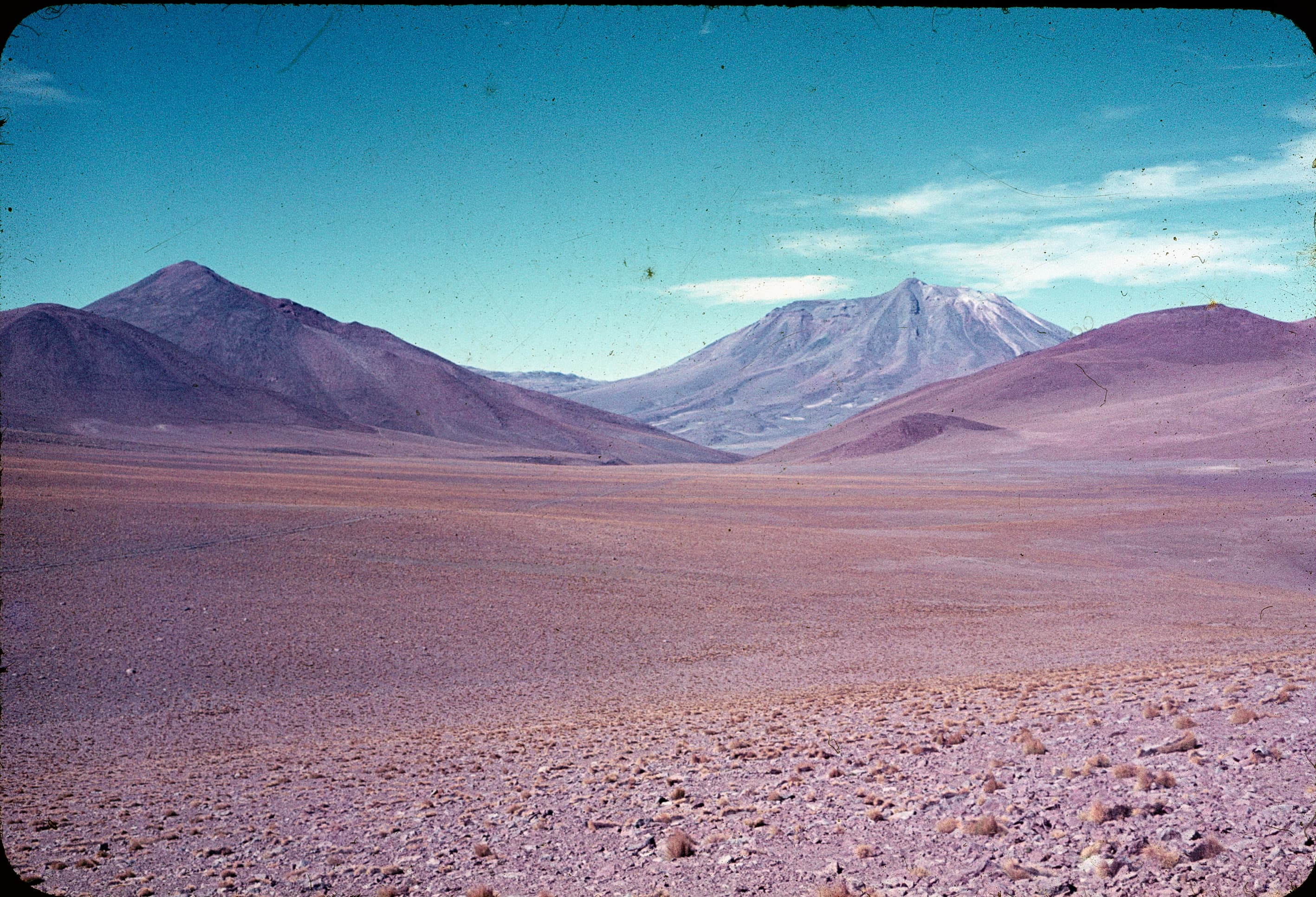 Volcán Lascar, San Pedro de Atacama, años 60s