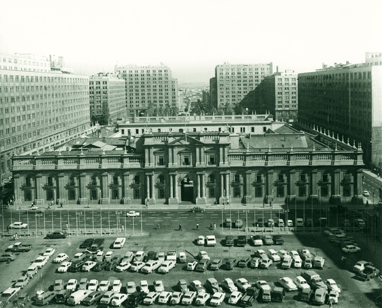 Palacio de la Moneda en 1958