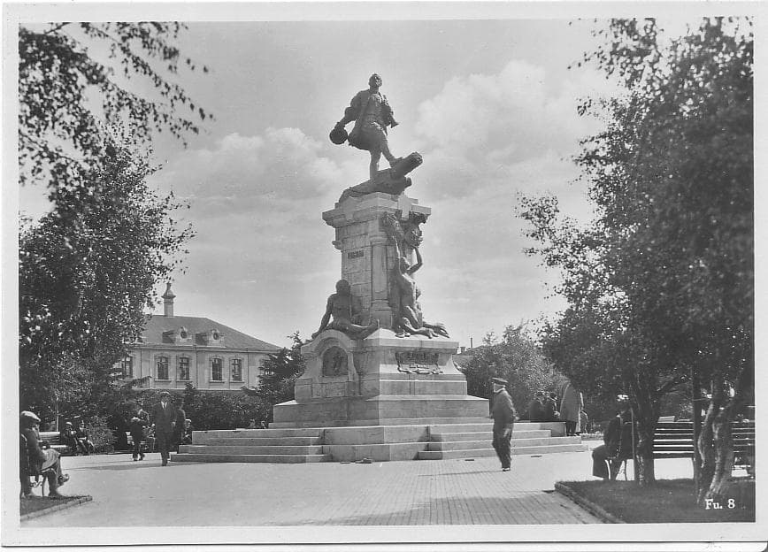 Monumento a Hernando de Magallanes, Punta Arenas, años 30