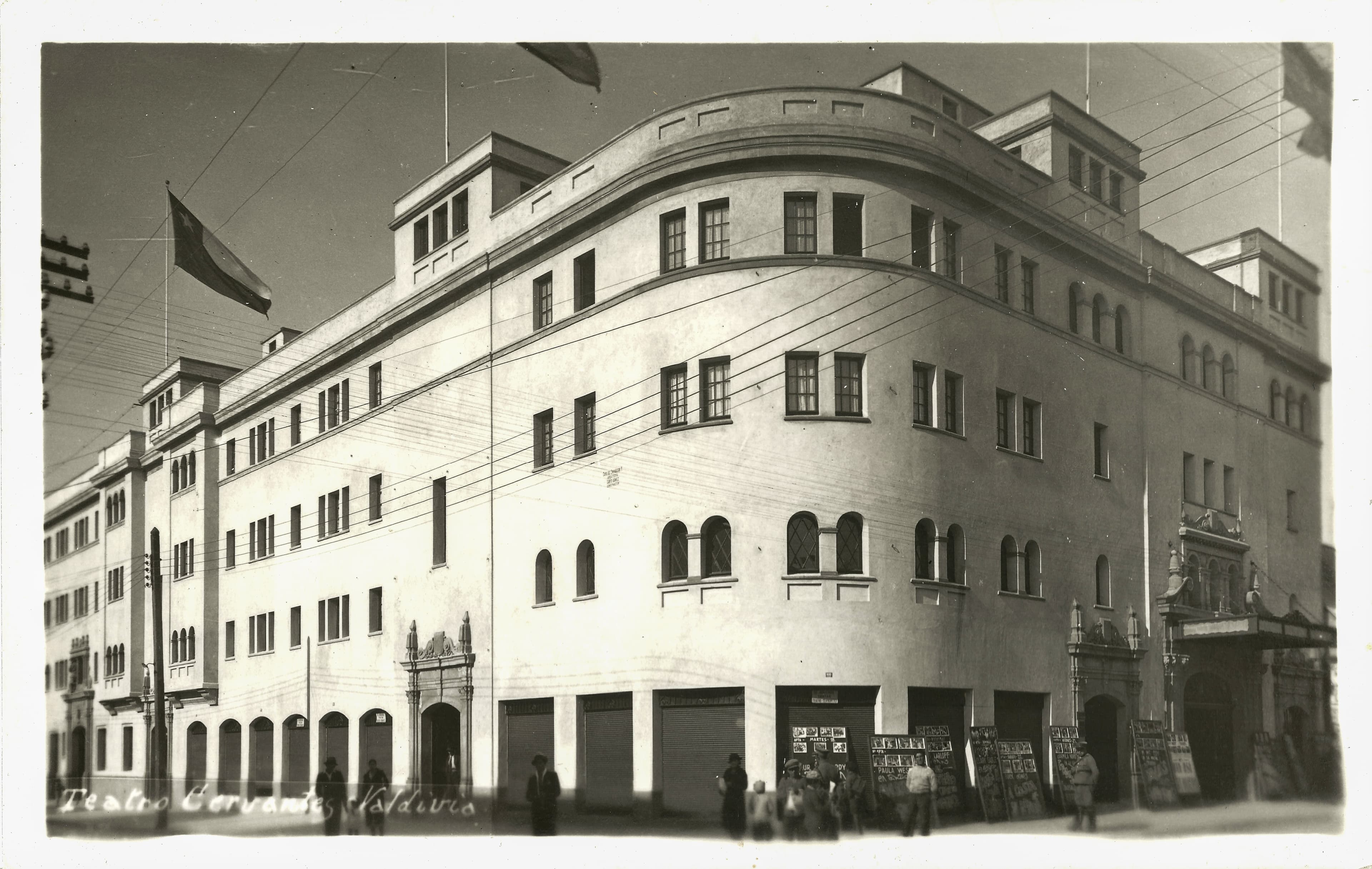 Teatro Cervantes, Valdivia en 1940