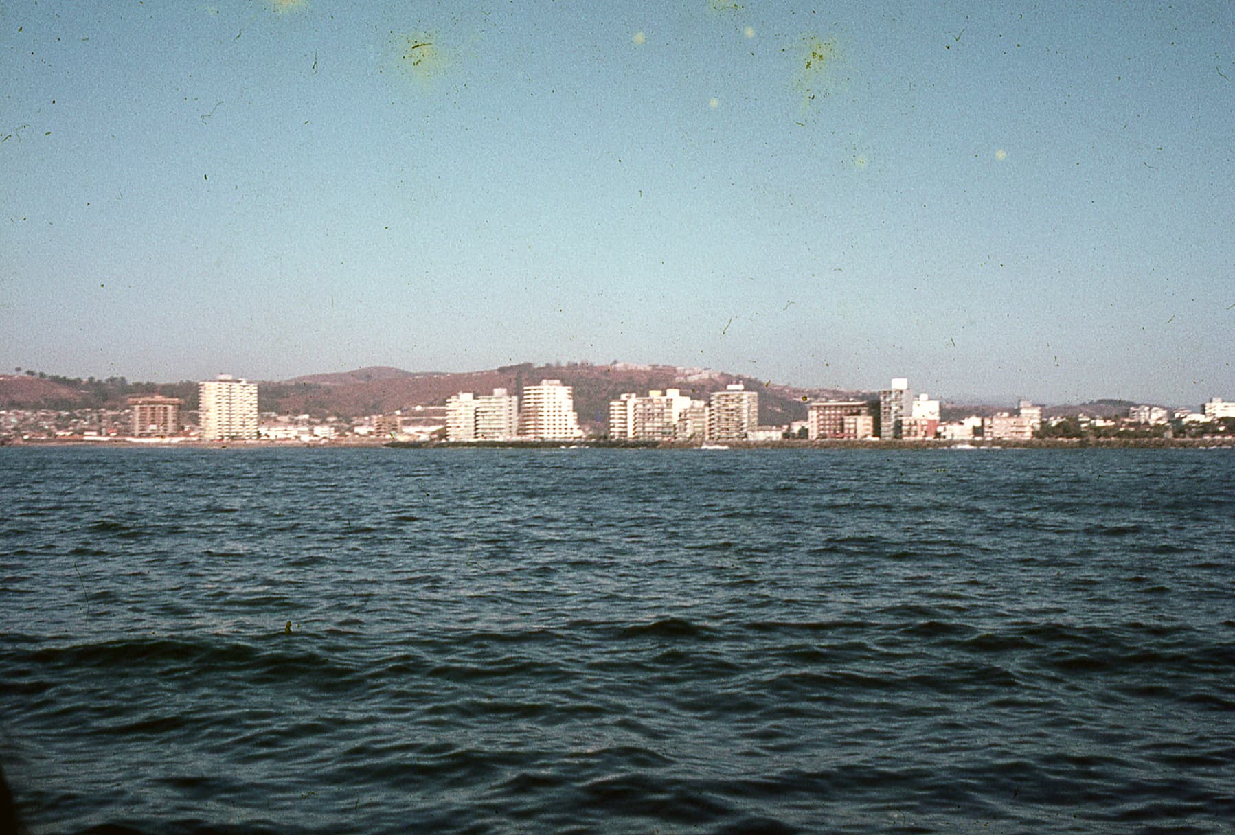 Viña del Mar desde el mar en 1971