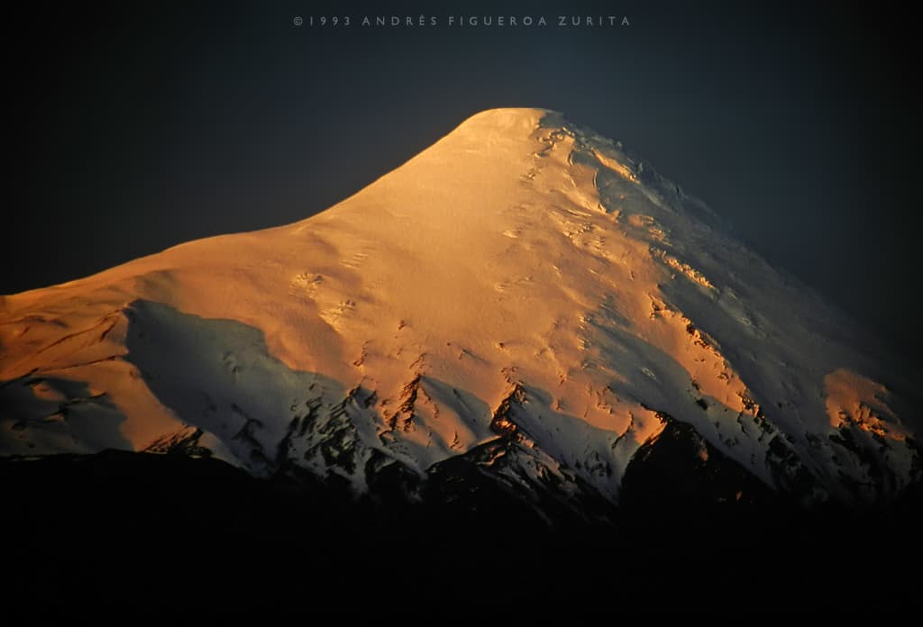 Volcán Osorno en 1993
