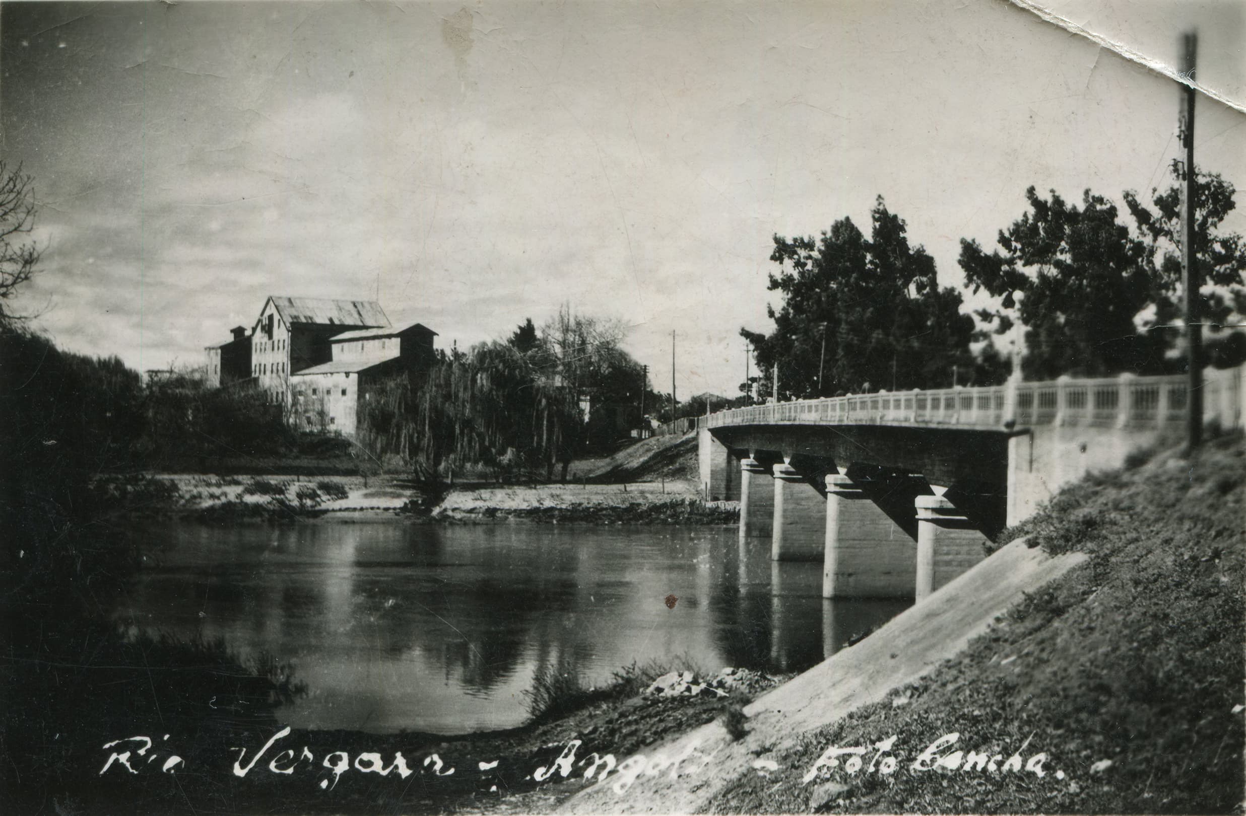 Puente Vergara, Angol en 1948