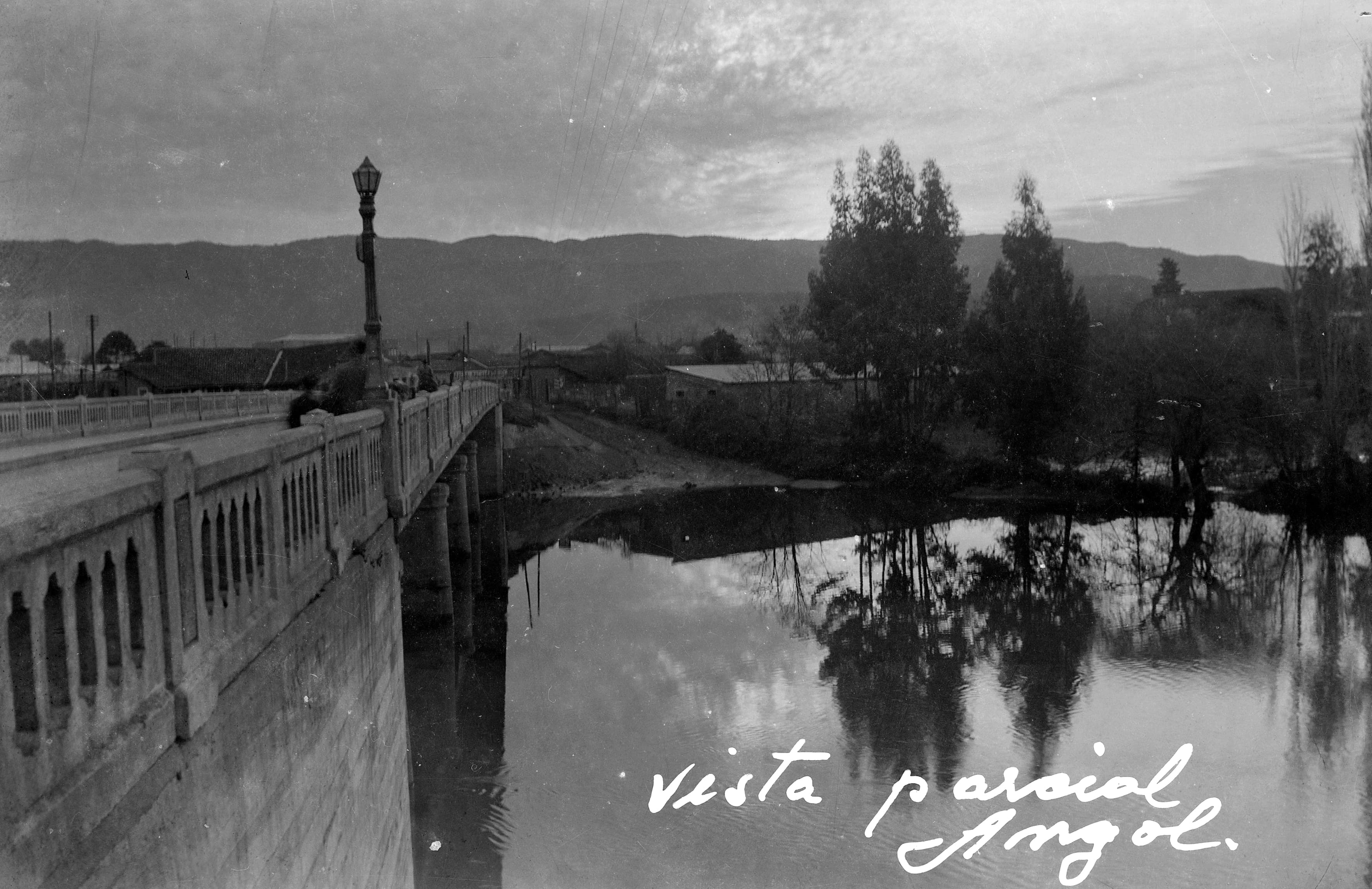Puente Vergara de Angol en 1948