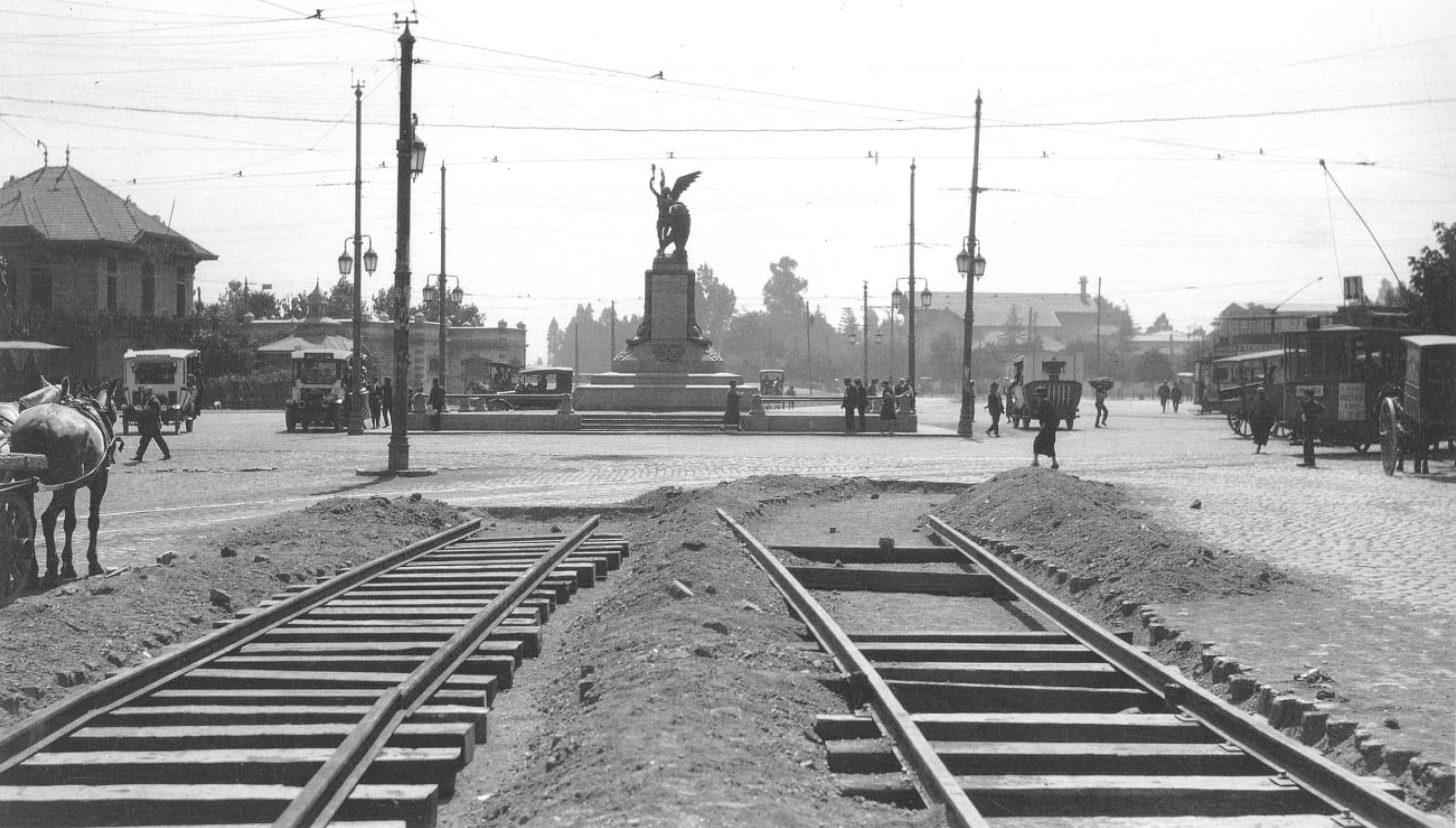 Plaza Italia, año 1926