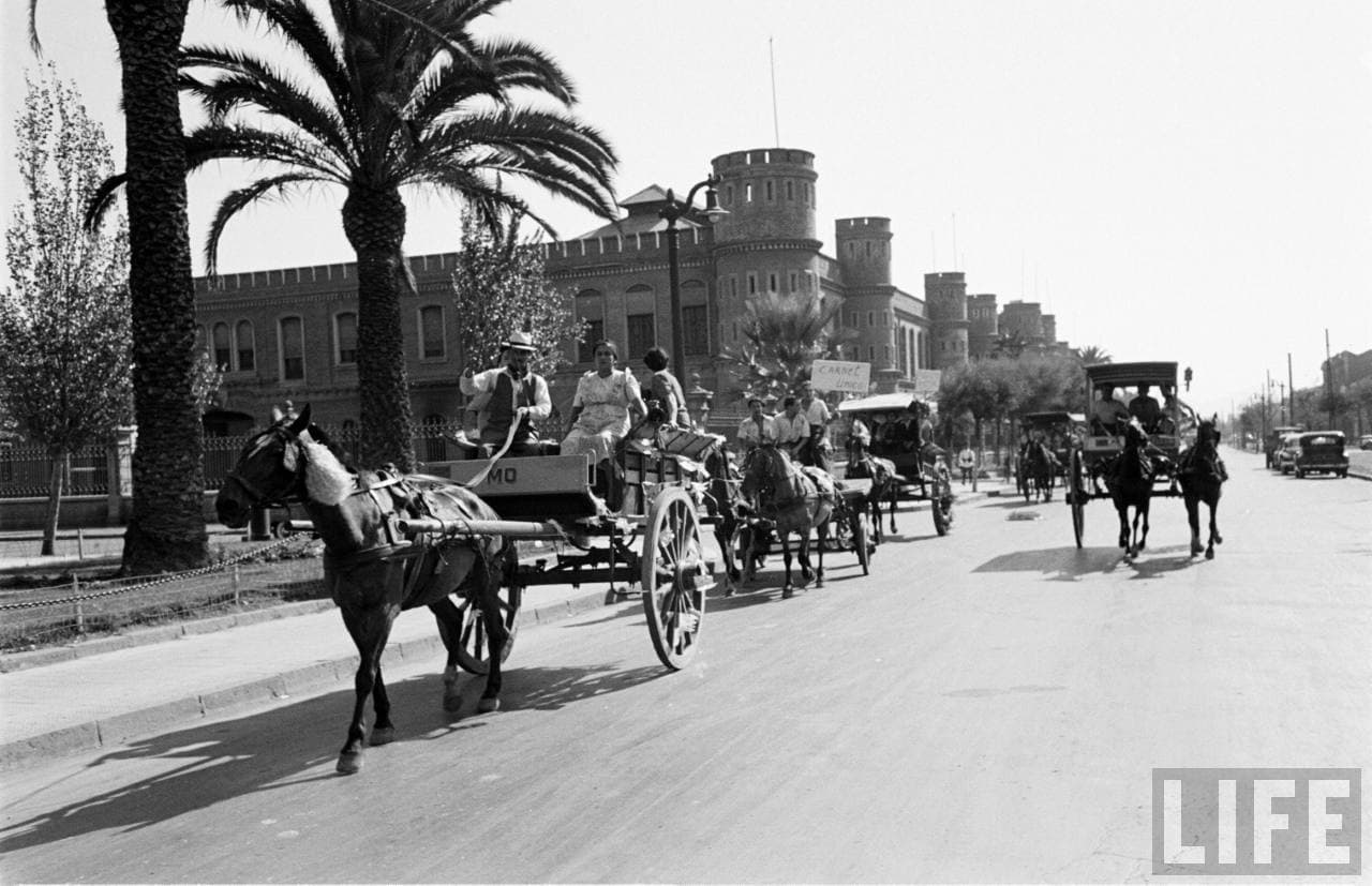 Calle Blanco Encalada en 1950