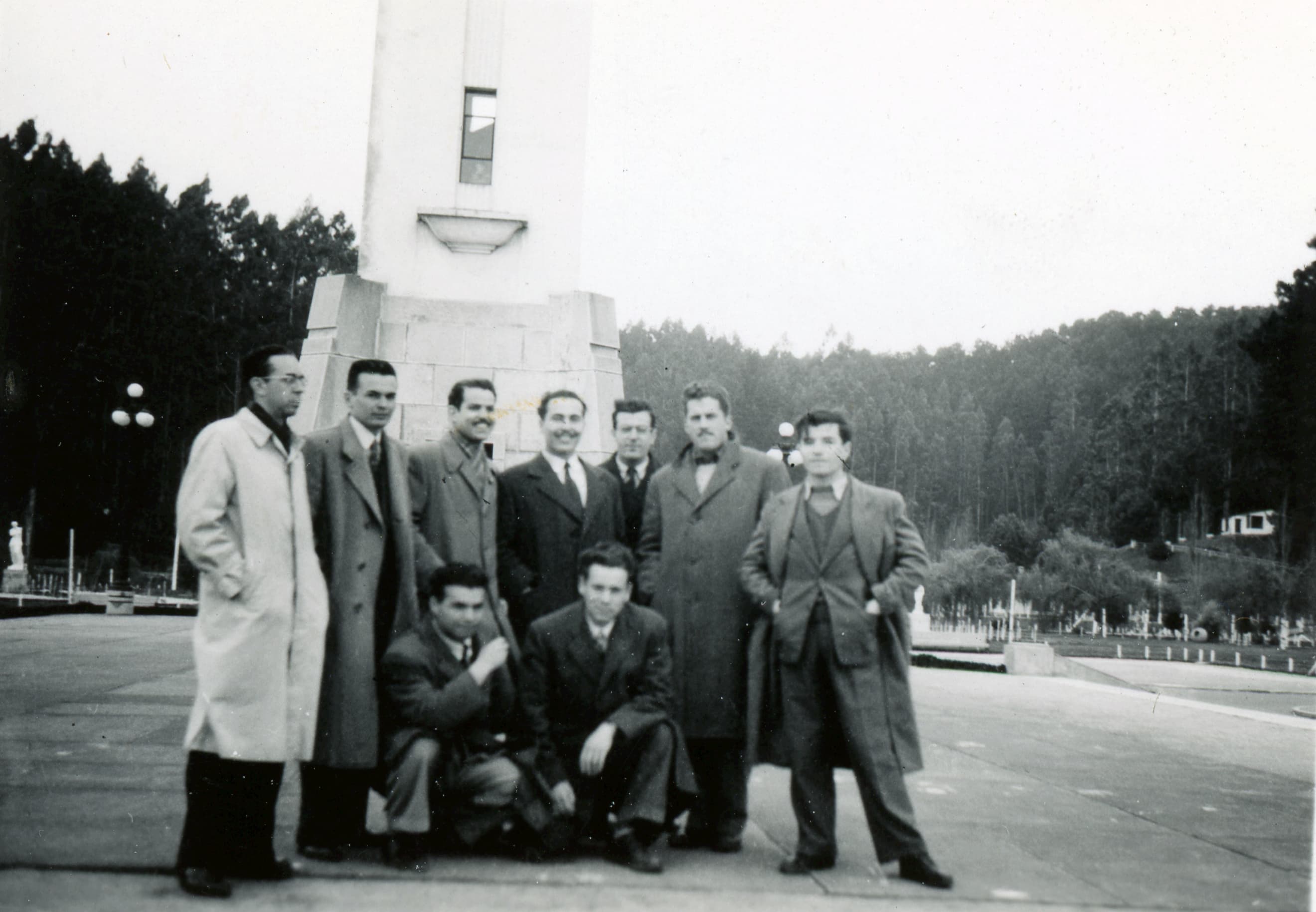 Campanil de la Universidad de Concepción en 1949