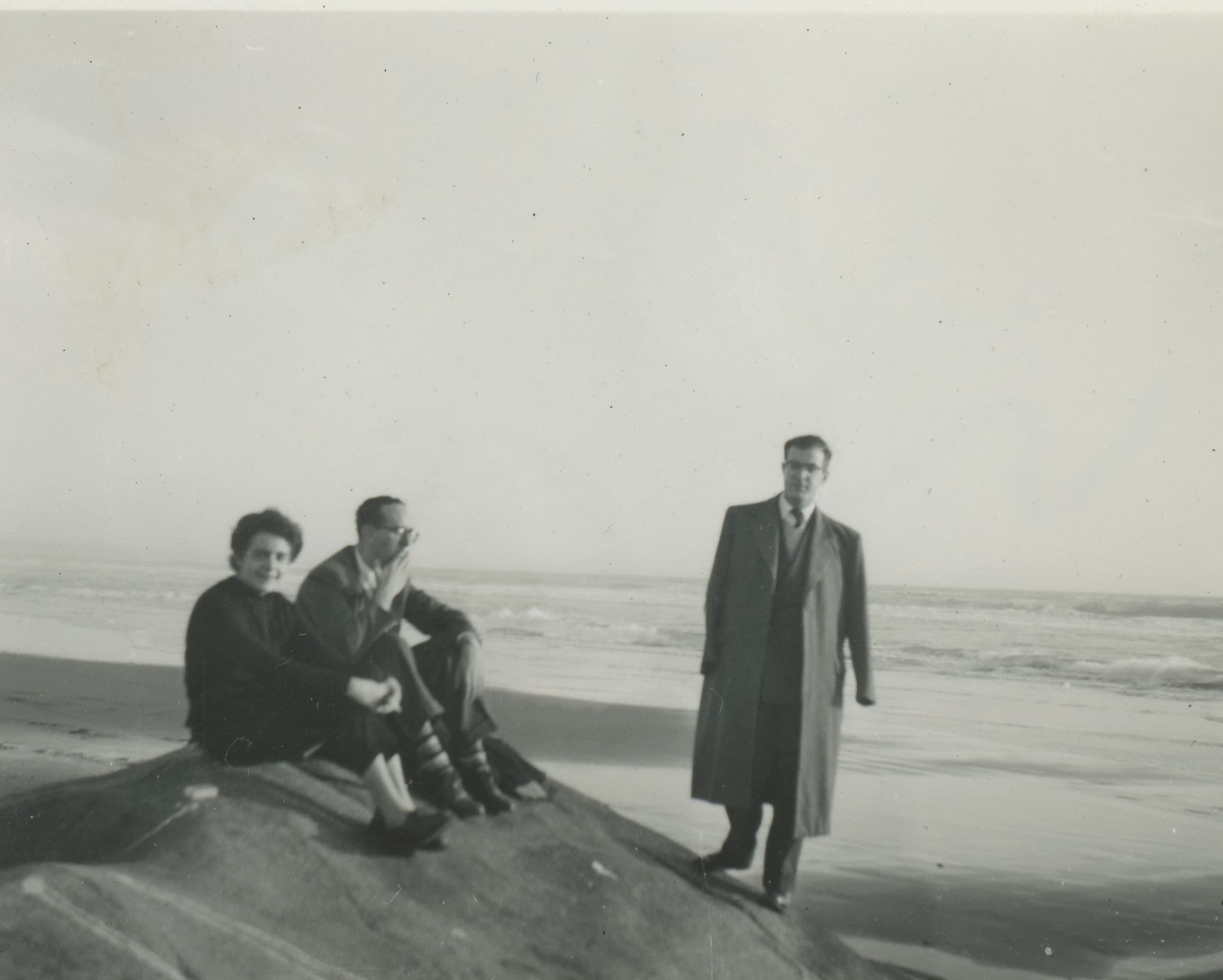 Playa de Rocas de Santo Domingo en 1949